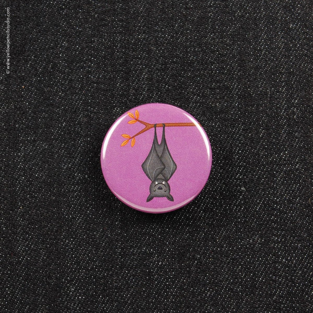 Bat Button - Yellow Pencil Studio