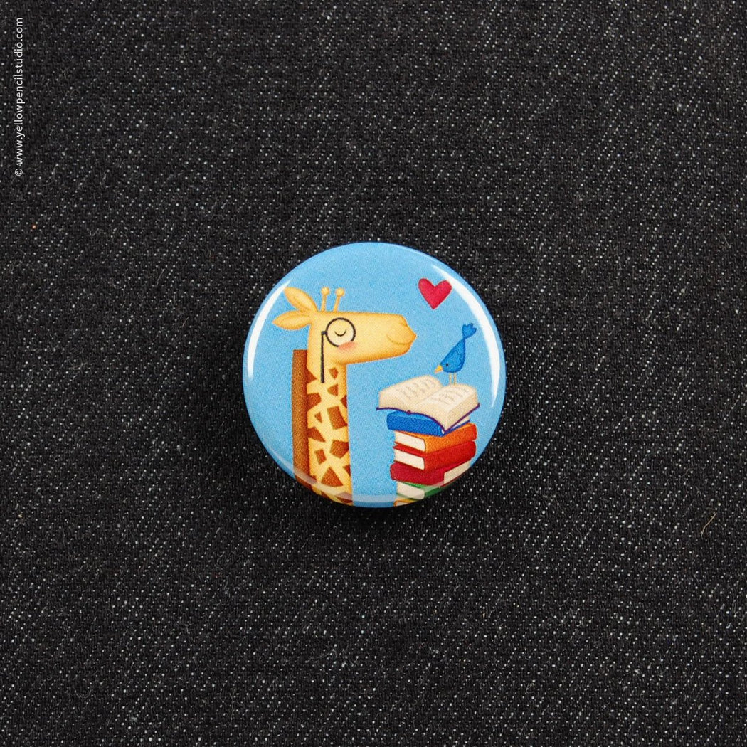 Giraffe Button - Yellow Pencil Studio