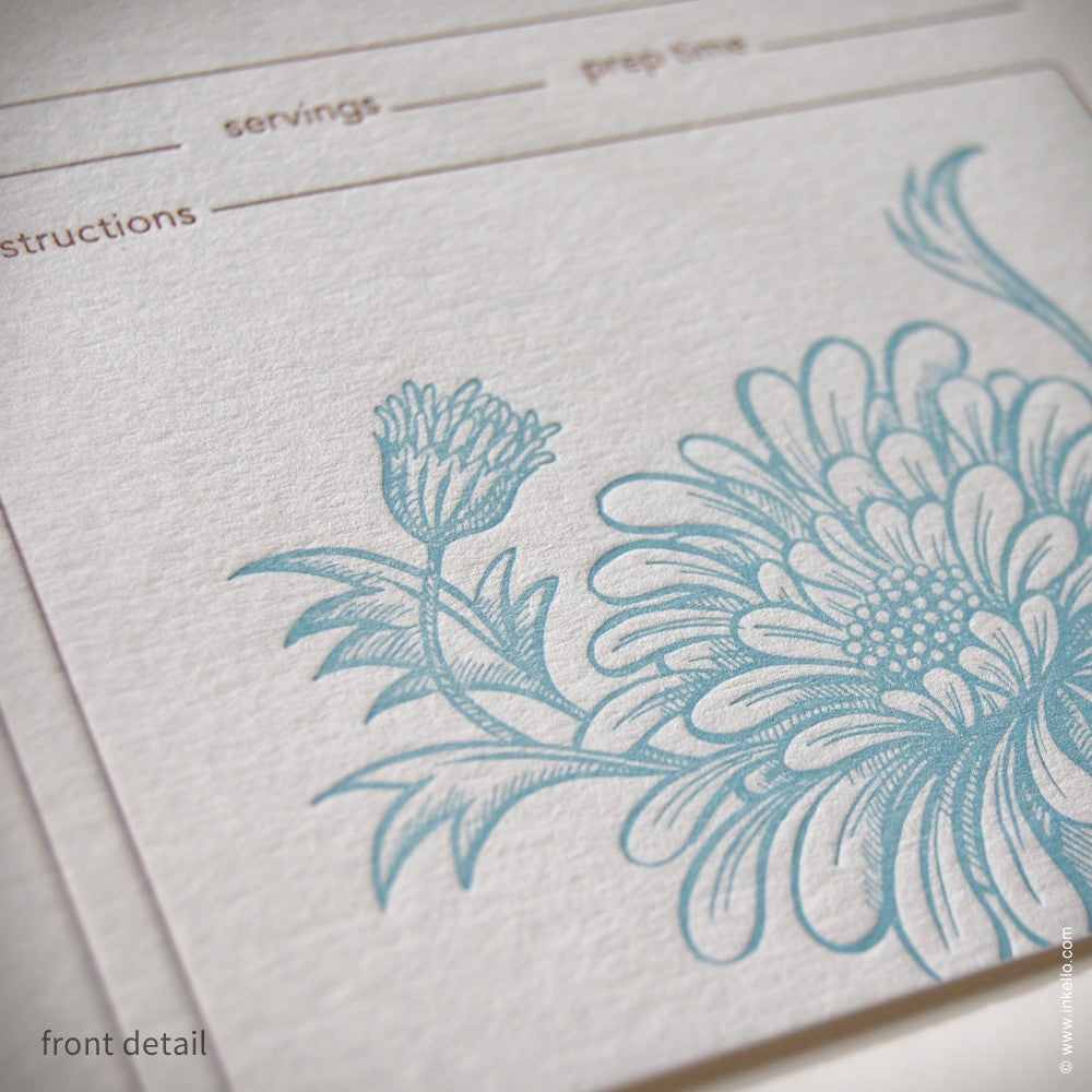 Mum Personalized Recipe Cards (#233) Recipe cards - Inkello Letterpress