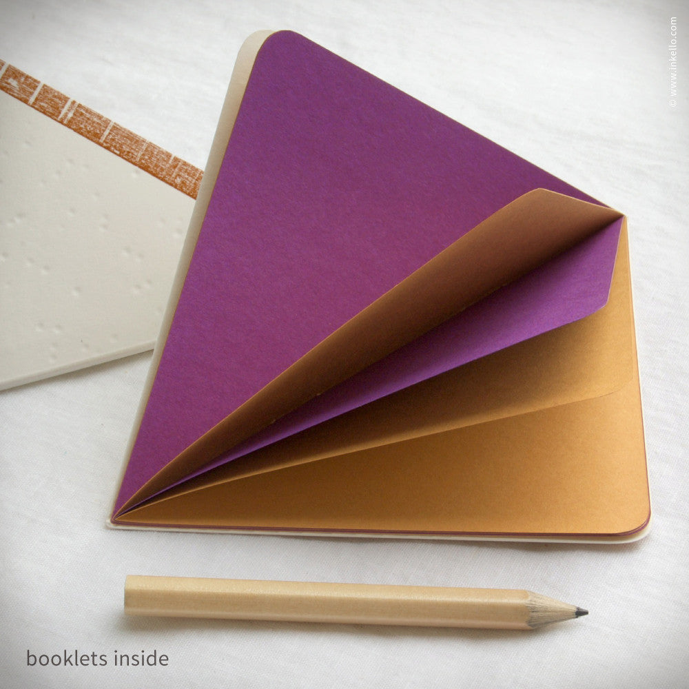 Peanut Butter & Jelly Sandwich Booklets (#284) Booklet - Inkello Letterpress