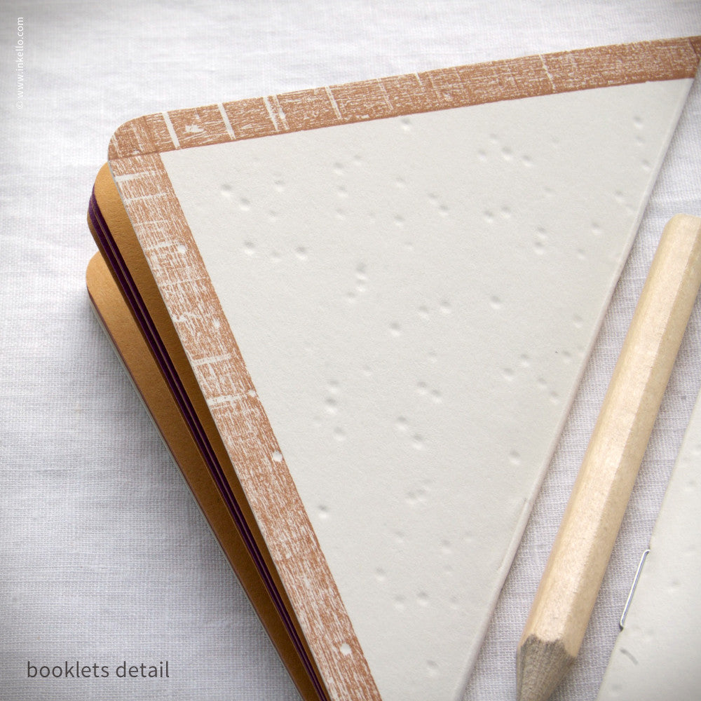 Peanut Butter & Jelly Sandwich Booklets (#284) Booklet - Inkello Letterpress