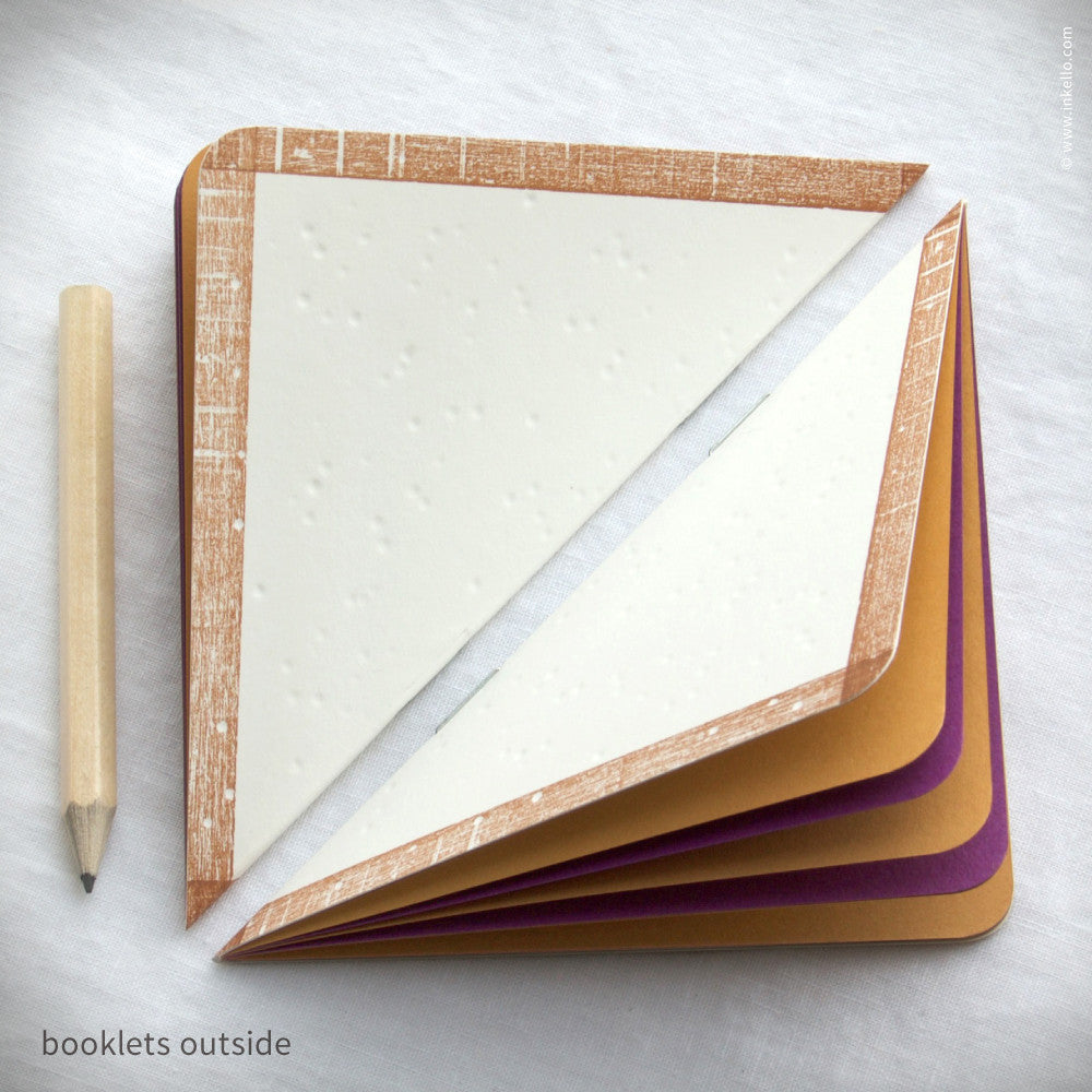 Peanut Butter & Jelly Sandwich Booklets (#284) Booklet - Inkello Letterpress