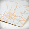 Snow Drop Anemone Personalized Recipe Cards (#307) Recipe cards - Inkello Letterpress