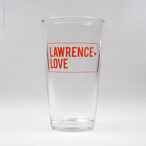 Lawrence Love Pint Glass (#408) - Lawrence Love