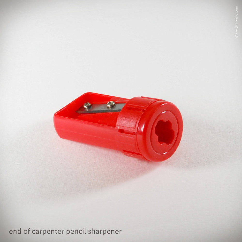 Carpenter Pencil + Sharpener (#458) Pencils and Accessories - Inkello Letterpress
