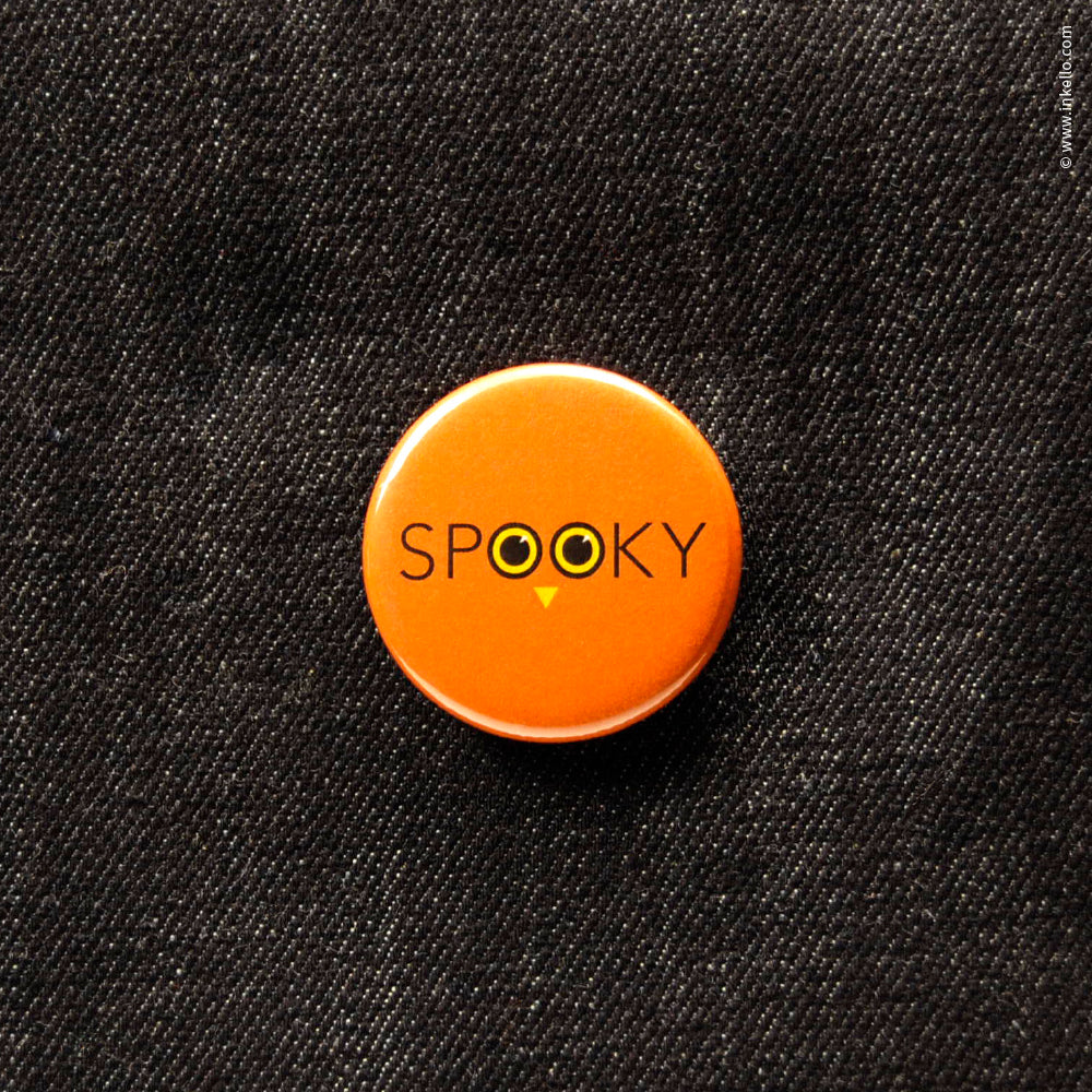 Halloween Buttons (#603) Button - Inkello Letterpress