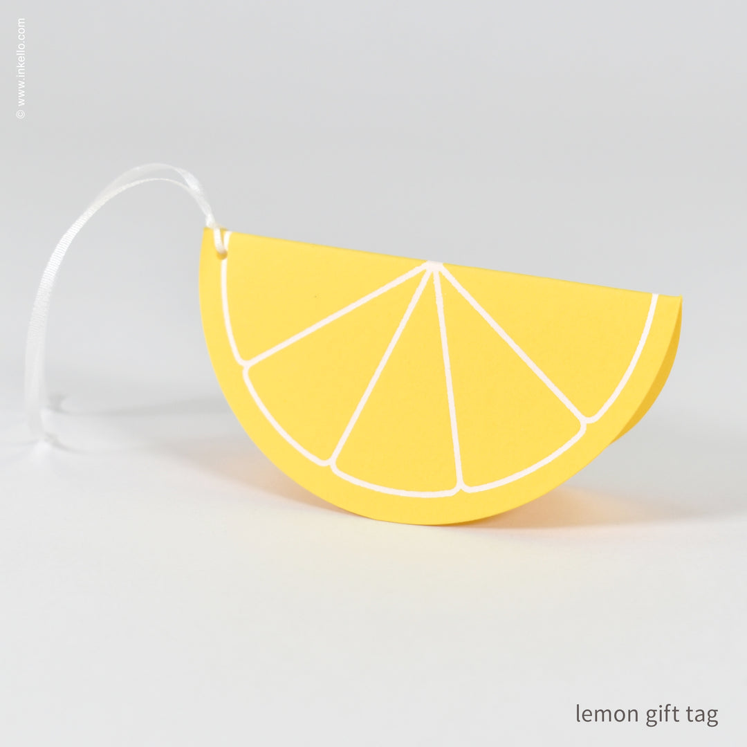 Citrus Slice Gift Tag (