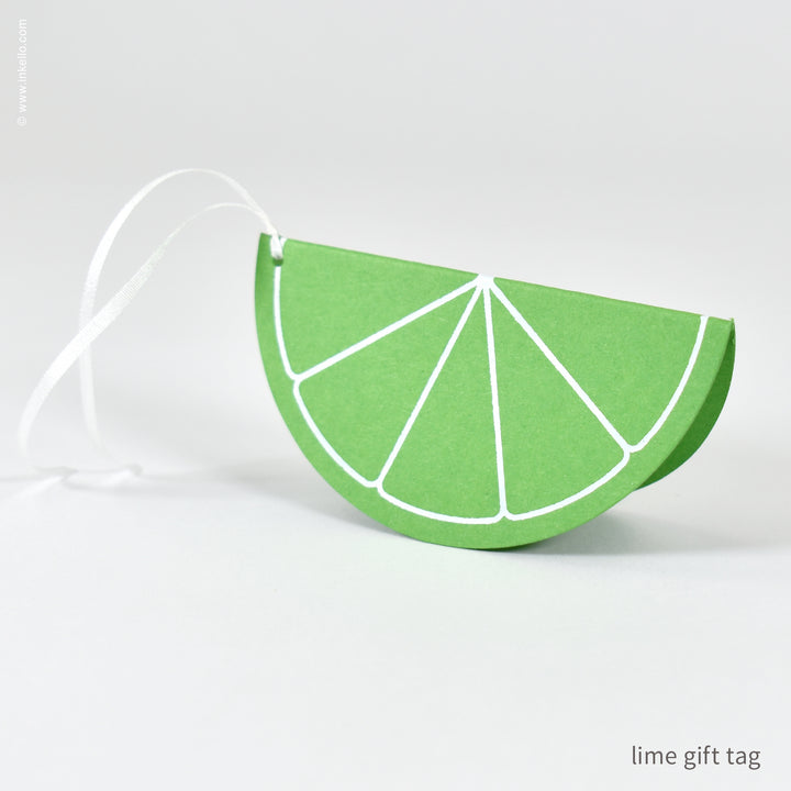 Citrus Slice Gift Tag (