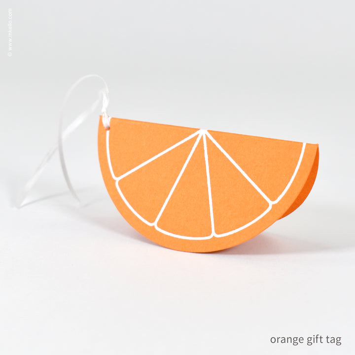 Citrus Slice Gift Tag (