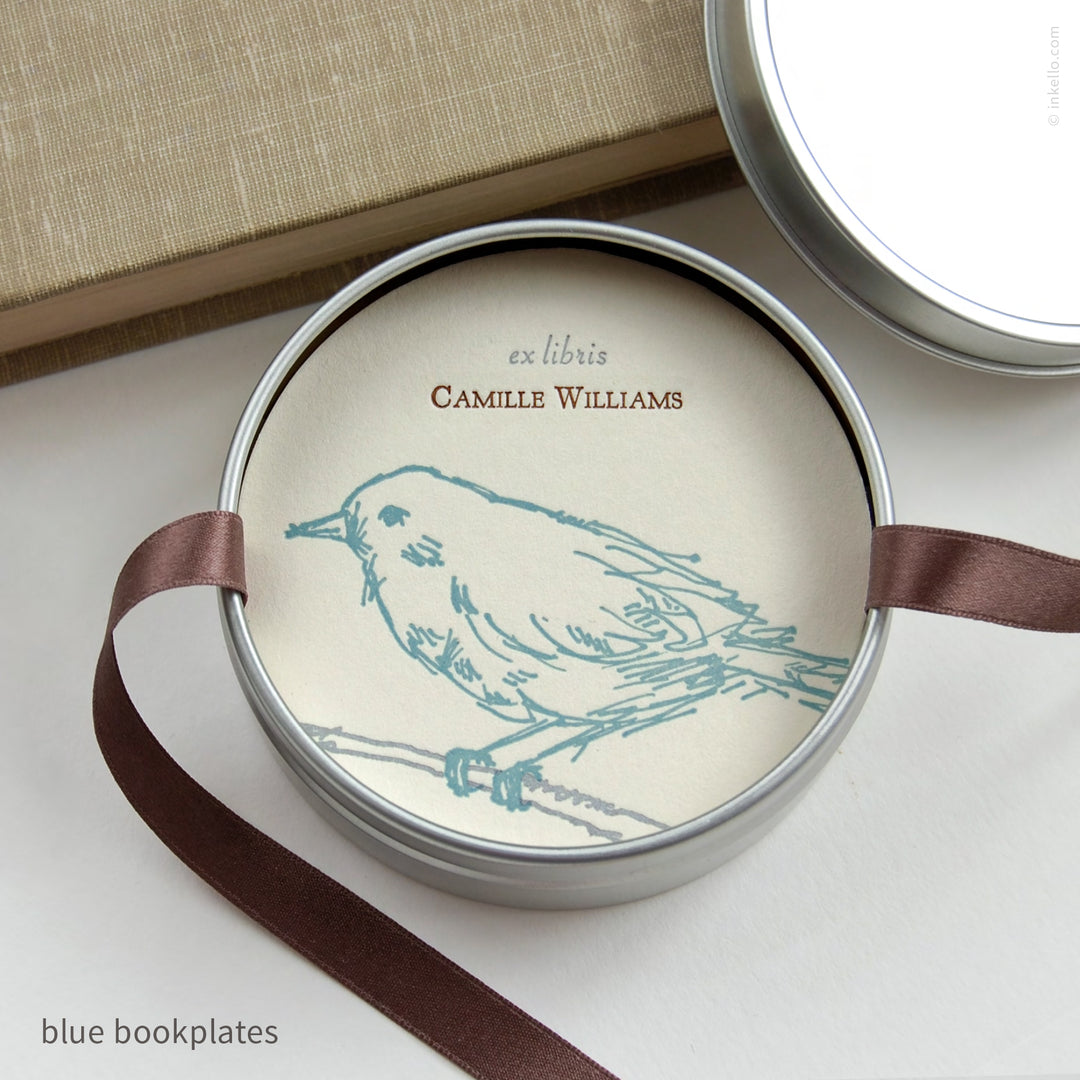 Bird Personalized Bookplates (