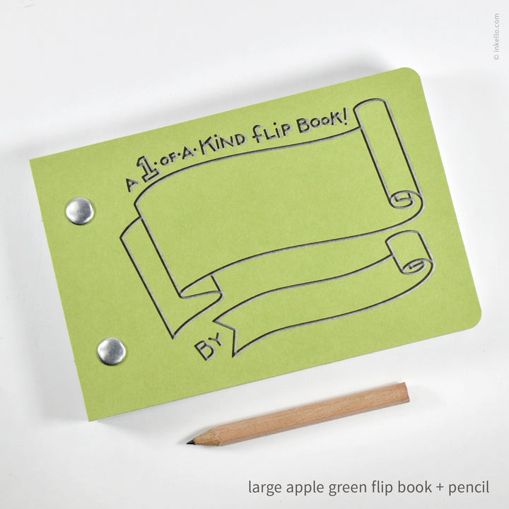 Draw-Your-Own Flip Book + Pencil (