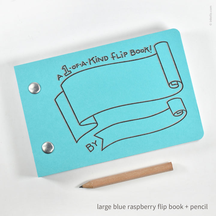 Draw-Your-Own Flip Book + Pencil (