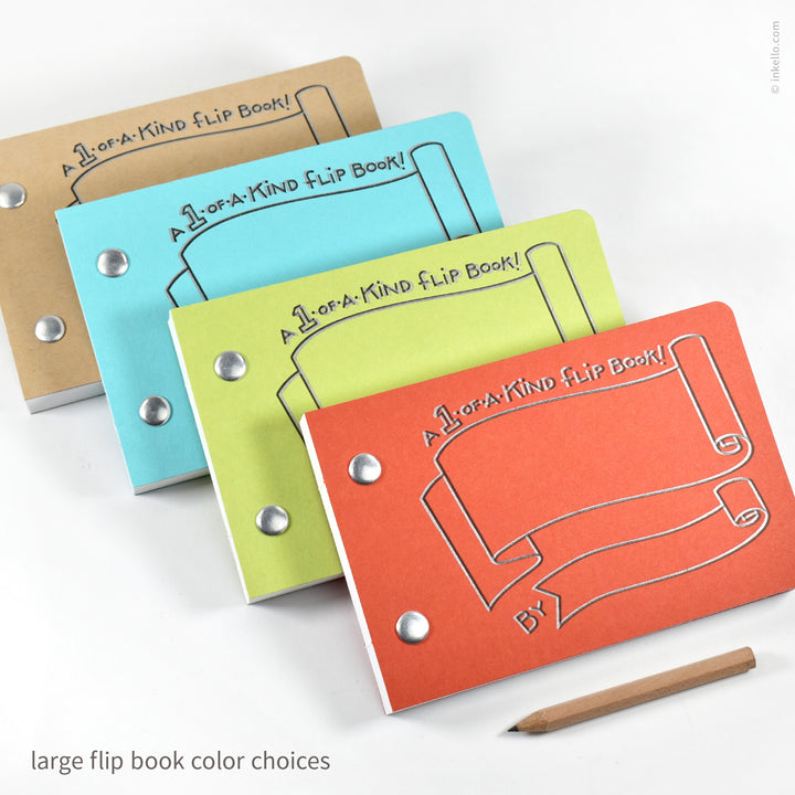 Draw-Your-Own Flip Book + Pencil (