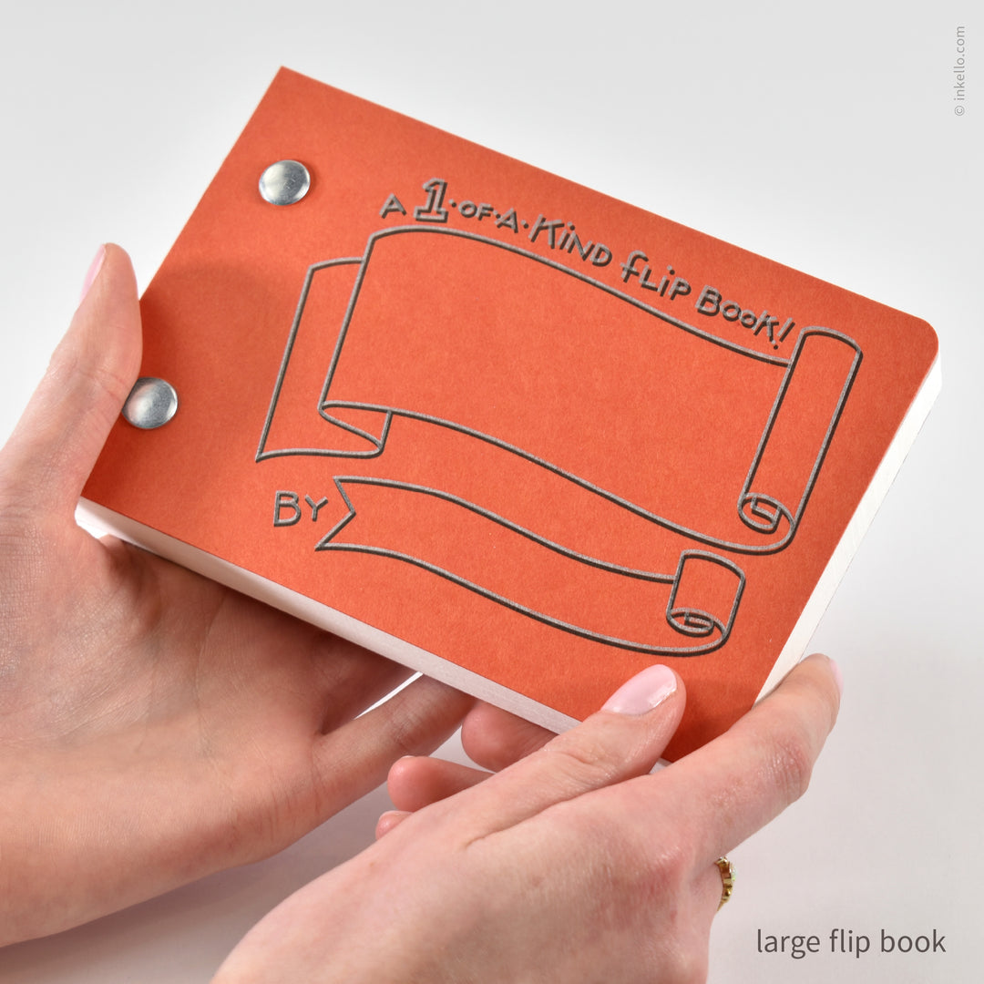 Draw-Your-Own Flip Book + Pencil (