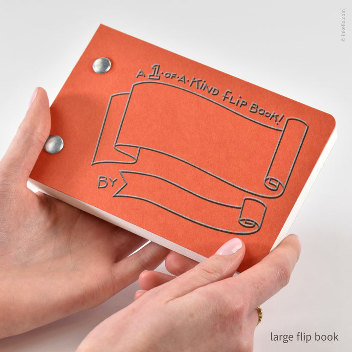 Draw-Your-Own Flip Book + Pencil (
