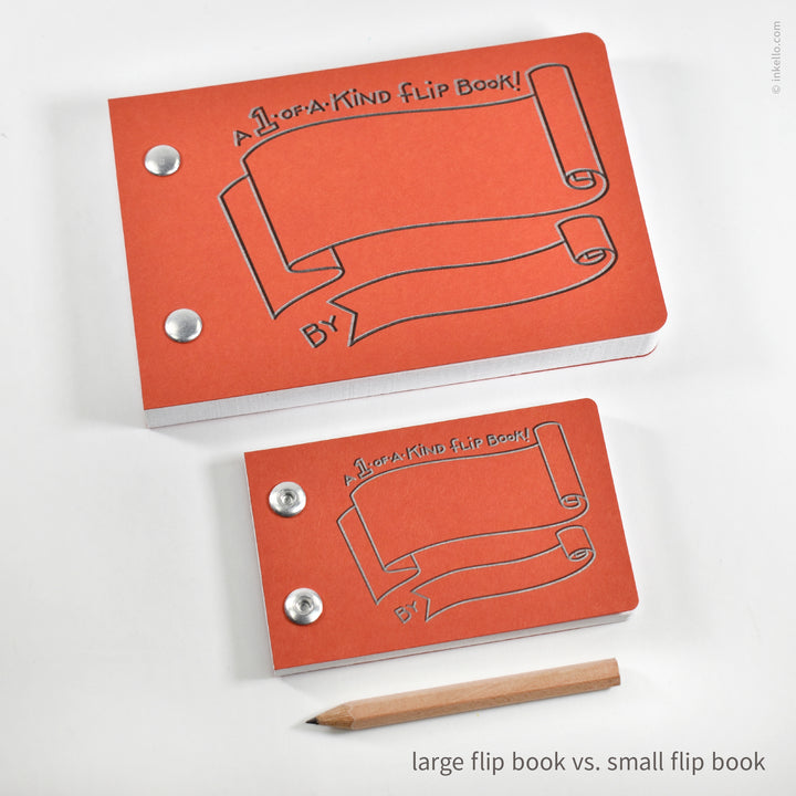 Draw-Your-Own Flip Book + Pencil (