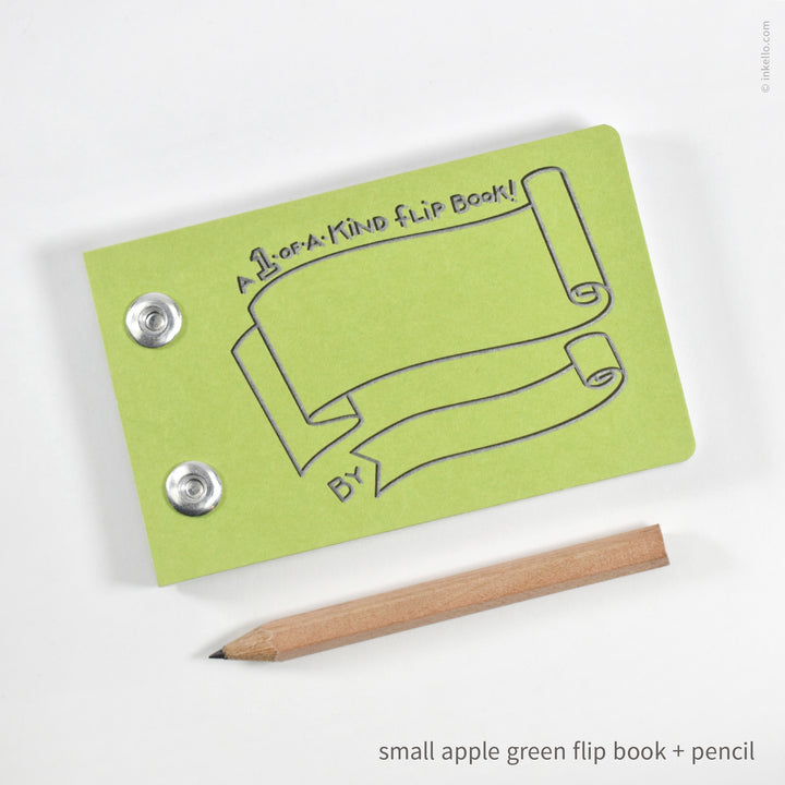 Draw-Your-Own Flip Book + Pencil (