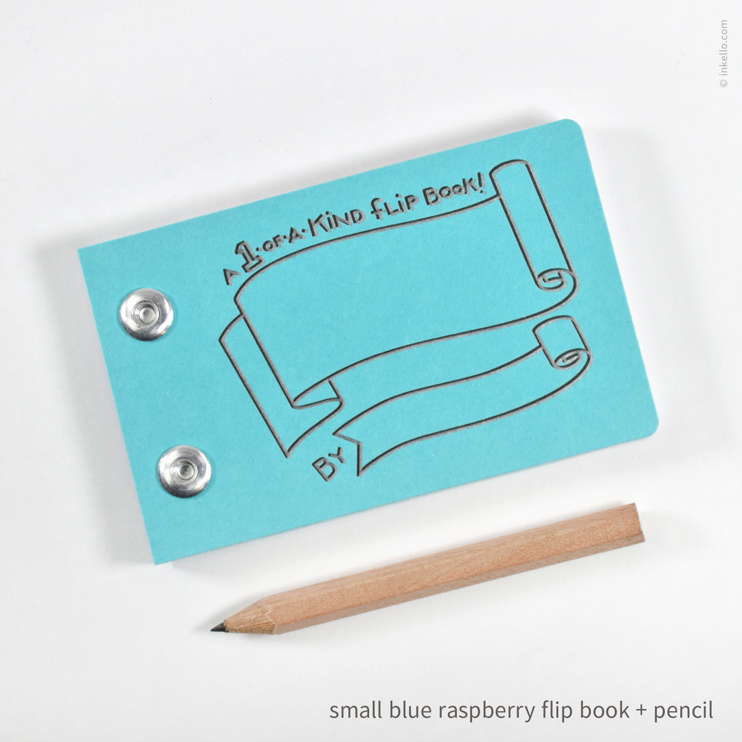 Draw-Your-Own Flip Book + Pencil (