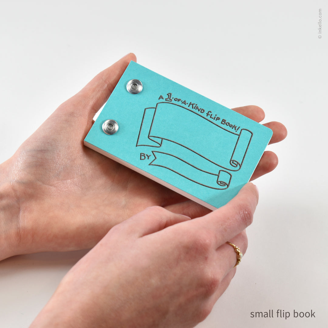 Draw-Your-Own Flip Book + Pencil (