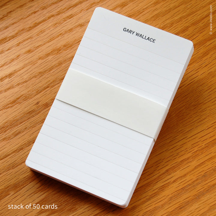 Deluxe Personalized Index Cards (