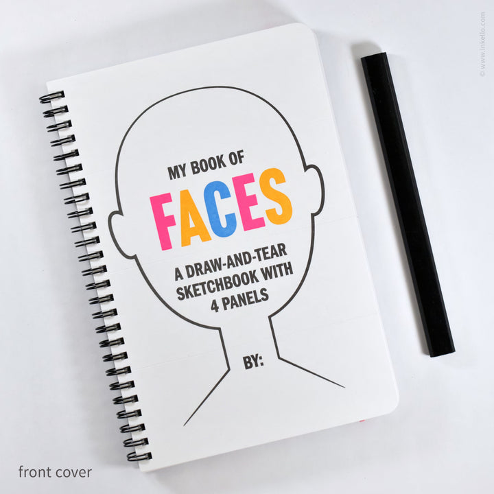 My Book of Faces Four-Panel Sketchbook (