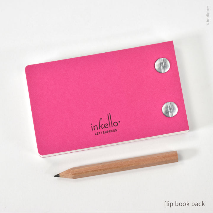 Draw-Your-Own Love Story Flip Book + Pencil (