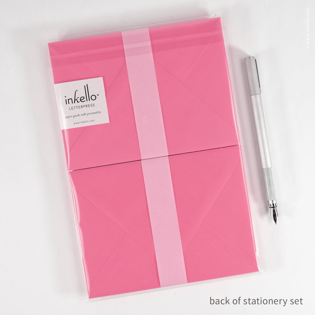 Stationery Set with Black Pencil (