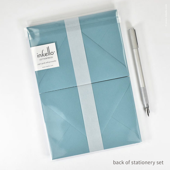 Stationery Set with Brown Dog (