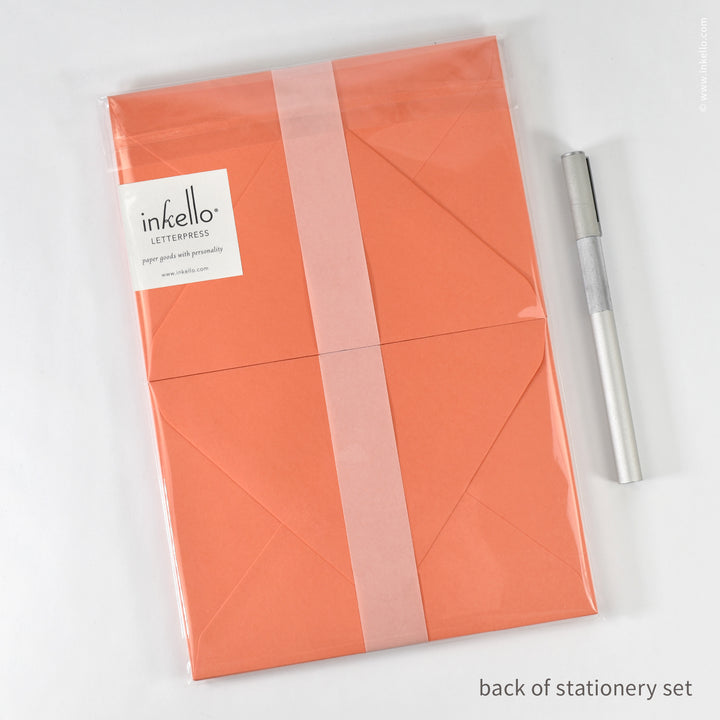 Stationery Set with Happy Cactus (