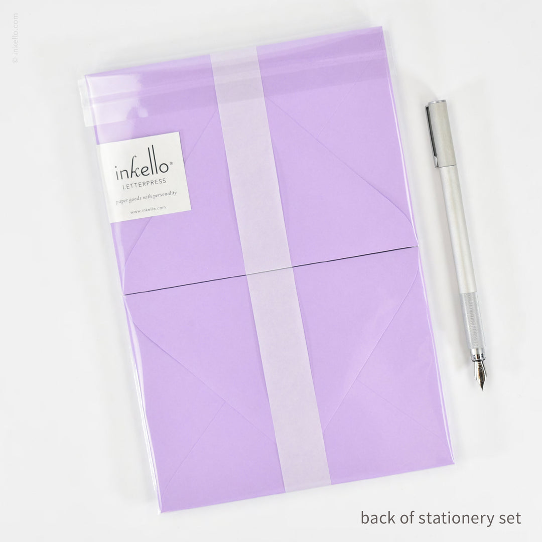 Stationery Set with Copper Horseshoe (