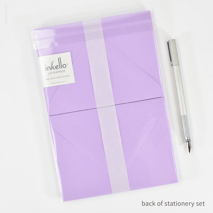 Stationery Set with Copper Horseshoe (
