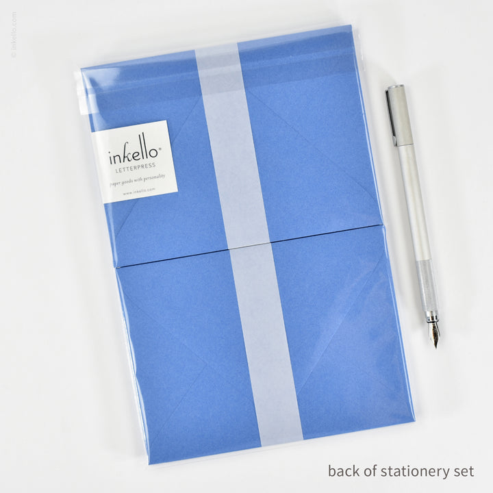 Stationery Set with Lemon Slice (