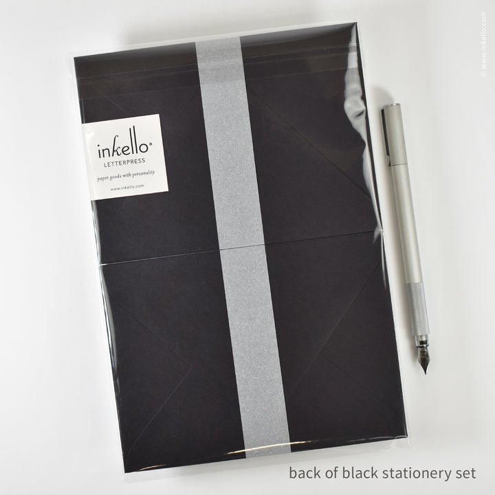 Stationery Set with Music Notes (