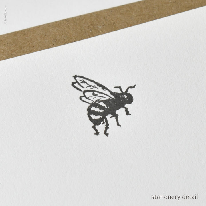 Stationery Set with Buzzing Bee (