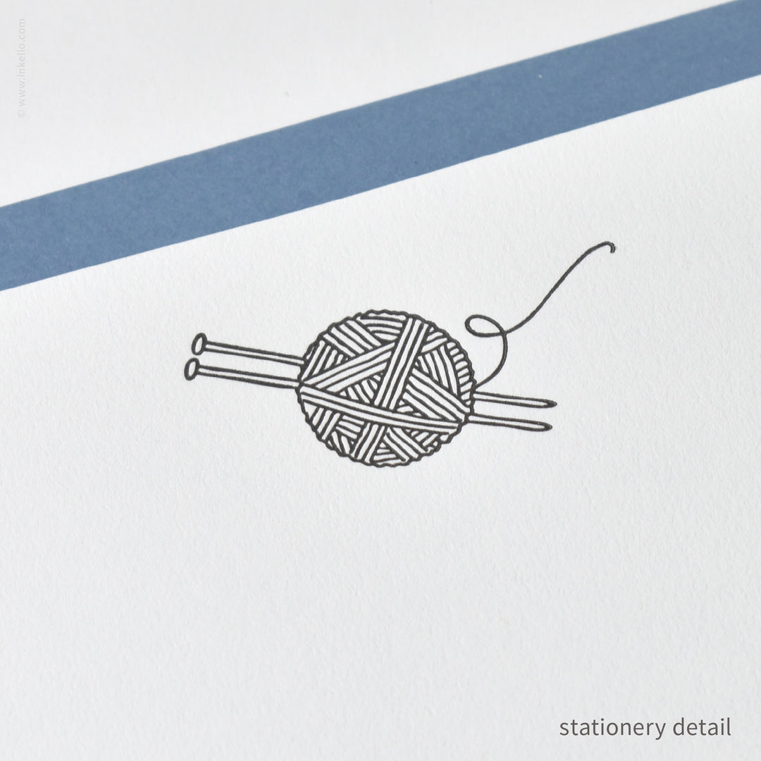 Stationery Set with Yarn Ball (