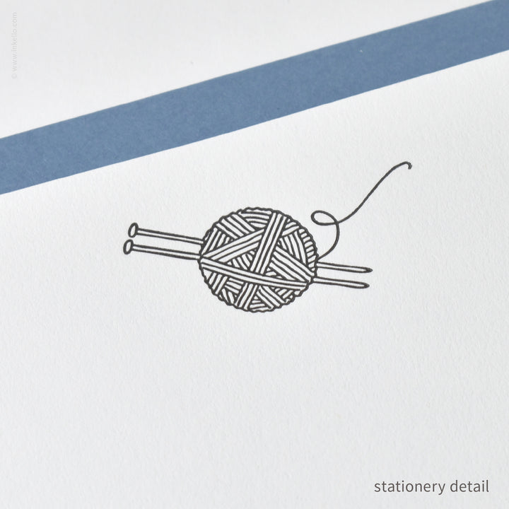 Stationery Set with Yarn Ball (