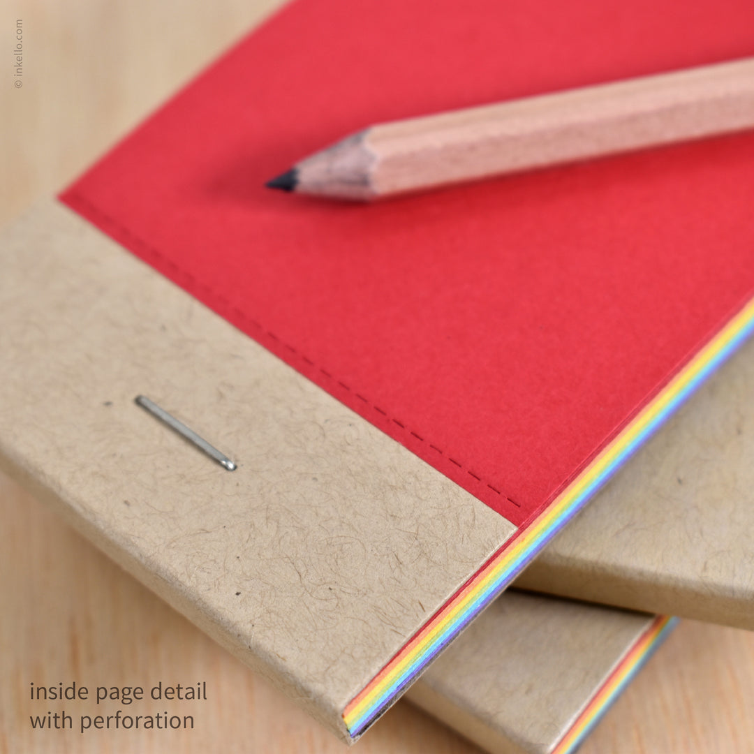 Rainbow Monogram Matchbook Jotter (