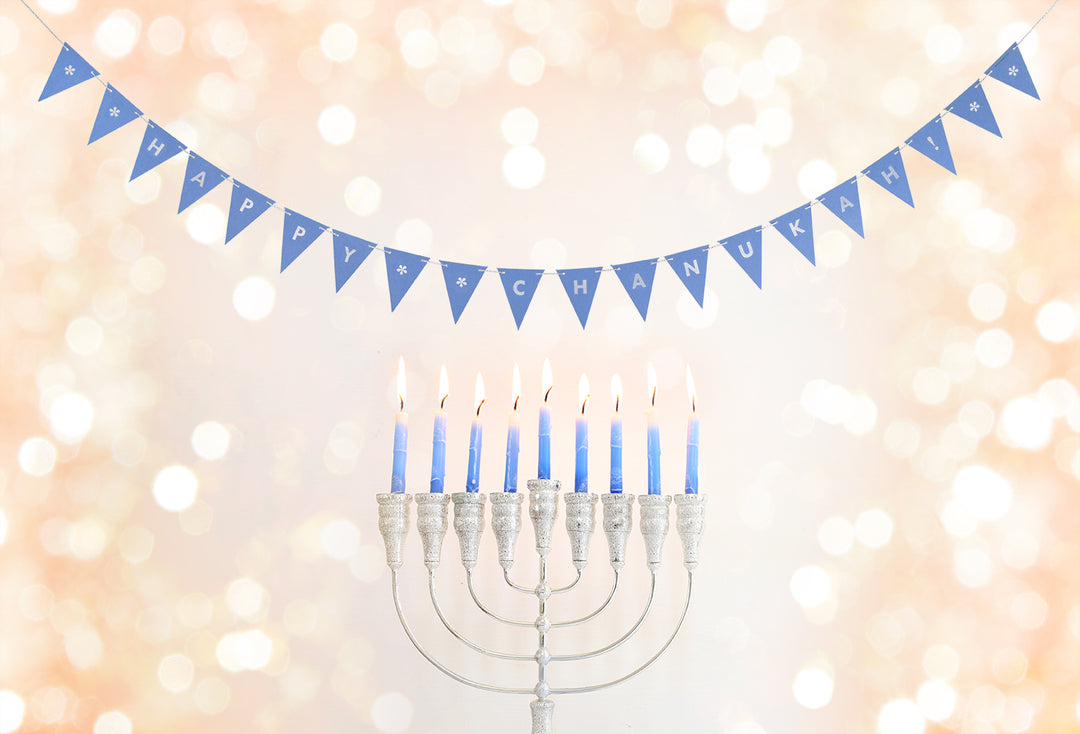 Happy Chanukah Pull-A-Pennant™ Greeting Card (
