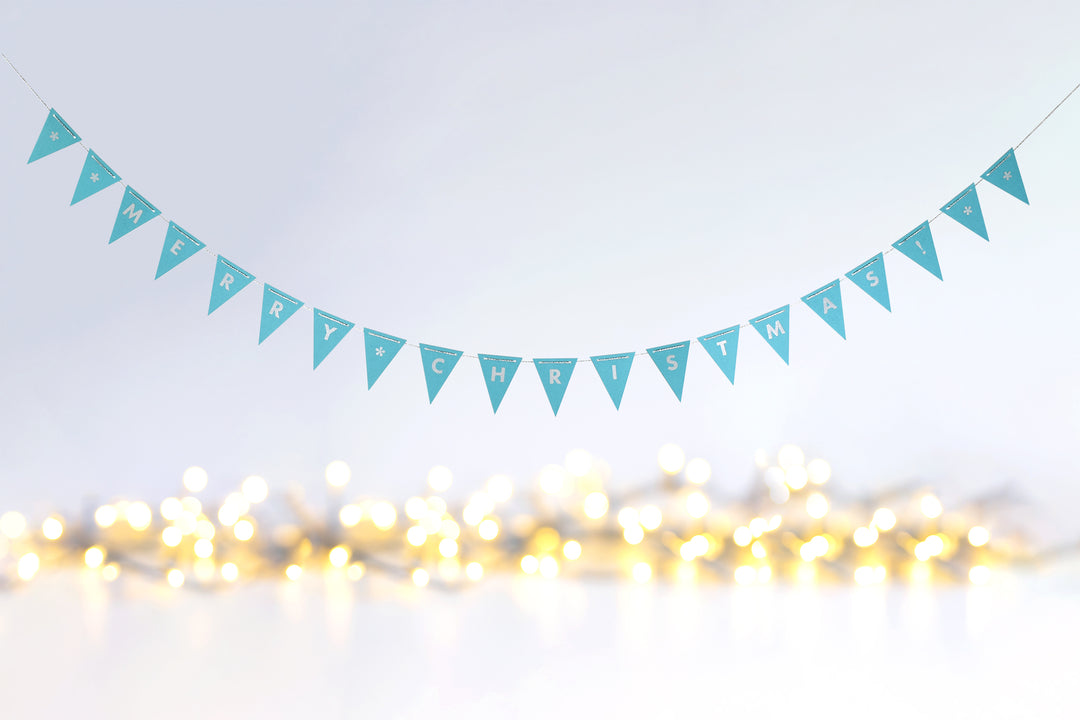 Merry Christmas Pull-A-Pennant™ Greeting Card (