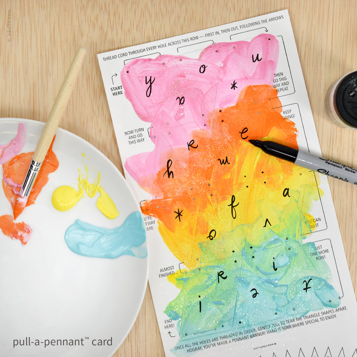 DIY Blank Pull-A-Pennant™ Greeting Card (
