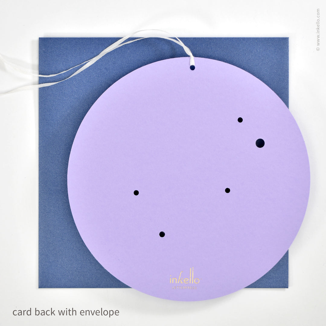 Gemini Birthday Zodiac Constellation Card (