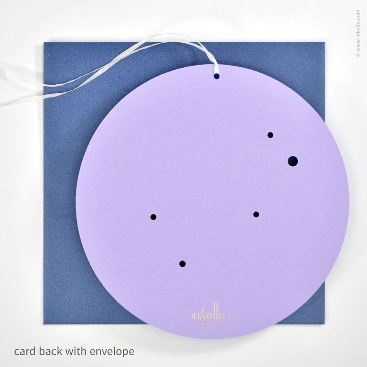 Gemini Birthday Zodiac Constellation Card (