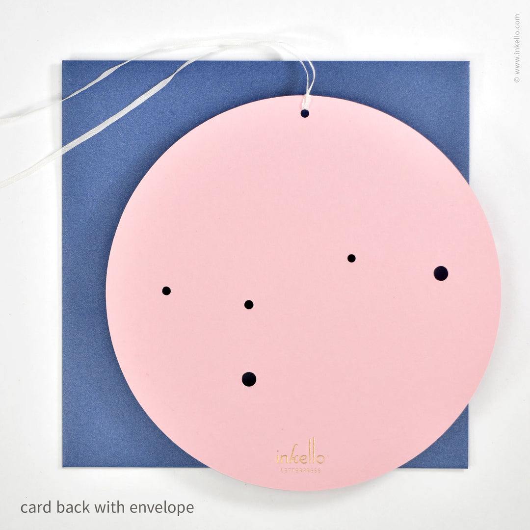 Leo Birthday Zodiac Constellation Card (