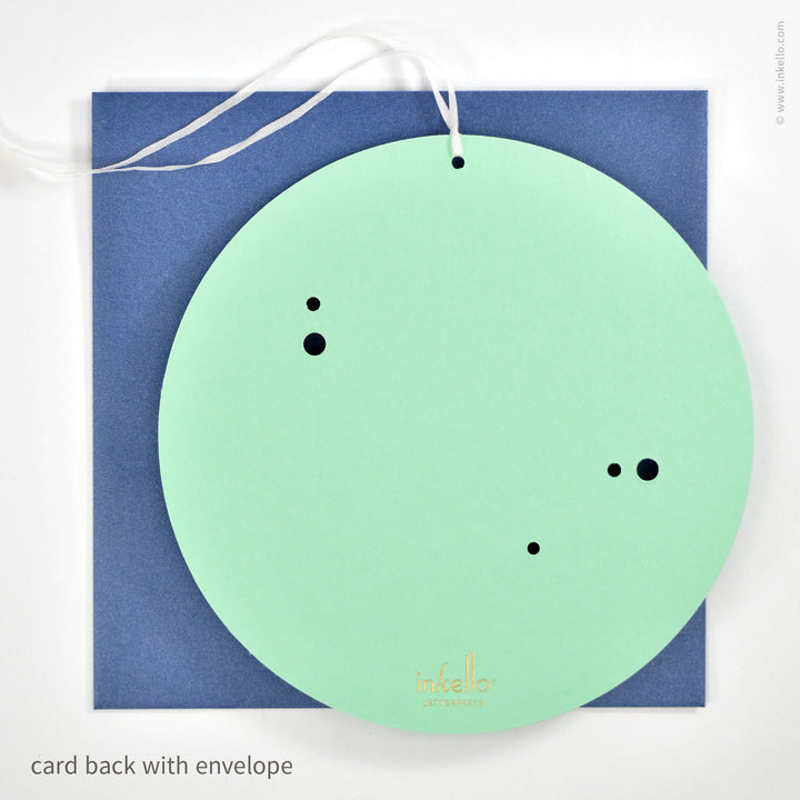 Capricorn Birthday Zodiac Constellation Card (
