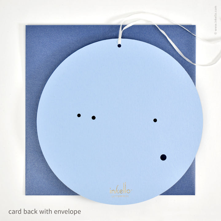 Pisces Birthday Zodiac Constellation Card (