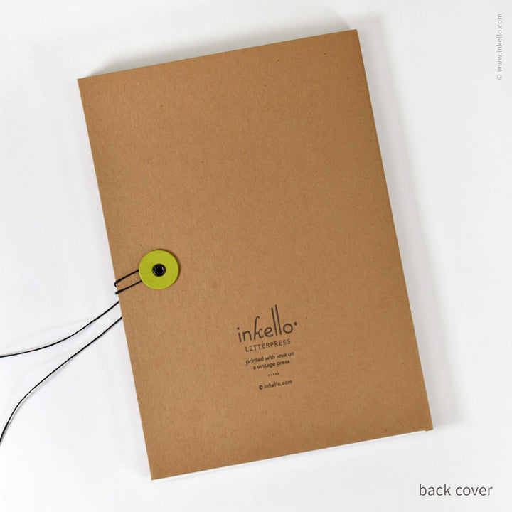 Brown Kraft Seed Journal with Grow Wheel (