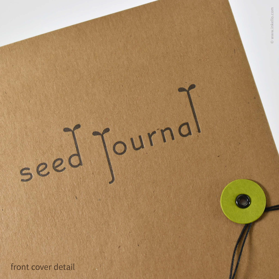 Brown Kraft Seed Journal with Grow Wheel (