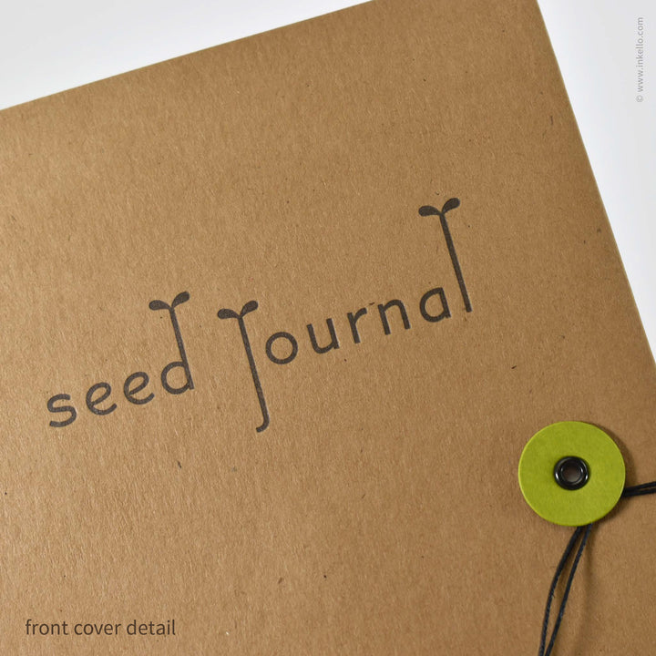 Brown Kraft Seed Journal with Grow Wheel (
