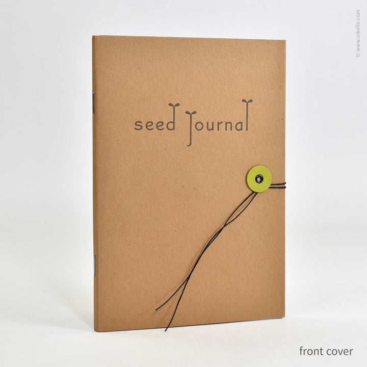 Brown Kraft Seed Journal with Grow Wheel (