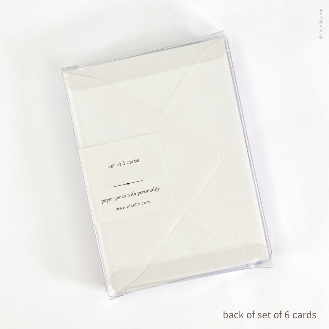 Plaid Merry Christmas Card with Gold Foil (